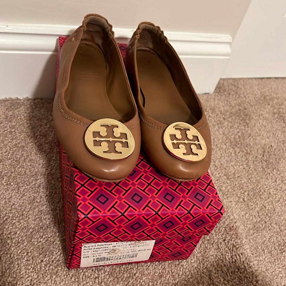 Tory Burch - Minnie Travel Ballet Flats (Size 6)
